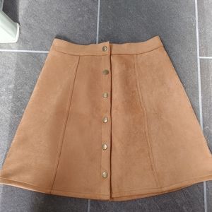 Suede Skirt